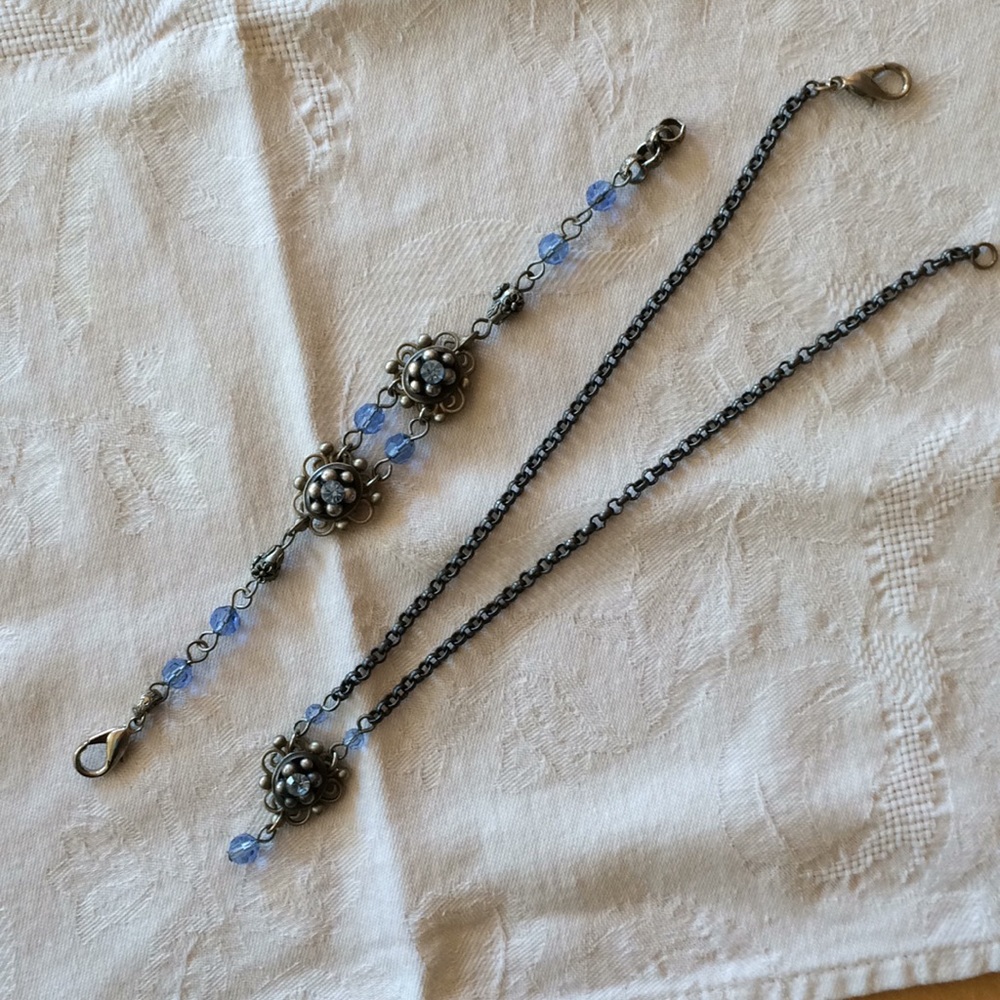 Victorian inspired necklace & matching bracelette
